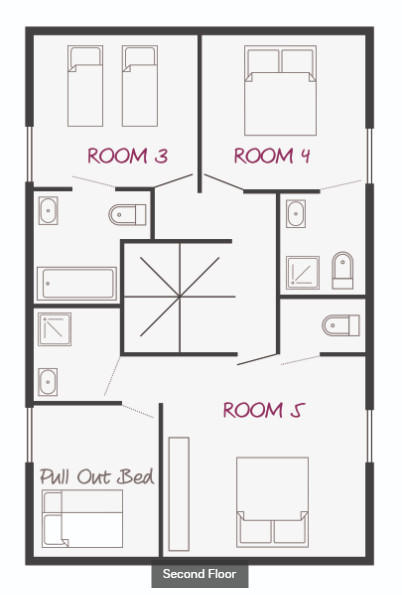 Chalet Eva (Family) Reberty 2000 Floor Plan 3